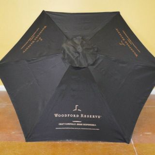 Woodford Reserve Distillery Black Patio Umbrella 6 