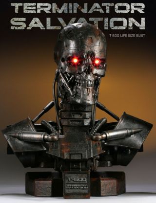 Terminator T - 600 Life - Size Bust By Sideshow Collectibles