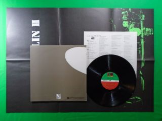 LED ZEPPELIN II 2 / Japan Press Vinyl LP W/OBI & POSTER Near P - 10101A C24 2