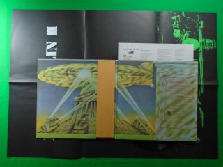 LED ZEPPELIN II 2 / Japan Press Vinyl LP W/OBI & POSTER Near P - 10101A C24 3