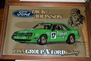 Dick Johnson Ford 1985 Group A Ford Mustang Mirror Vintage