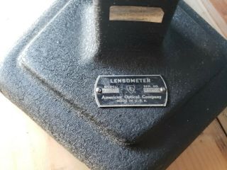 Vintage American Optical Lens Checker Lensometer M603B Art Deco,  Doctor Office 2