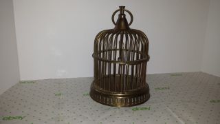 Vintage Solid Brass Bird House Cage Made In India