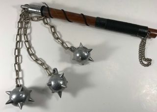 Medieval Flail Spike Spiked Battle Star Balls & Chain Mace Weapon