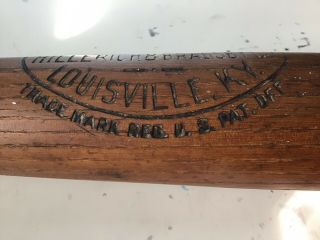 Vintage 1915 - 1920 “40 TS” Tris Speaker Louisville Slugger Decal Baseball Bat 3