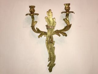 Louis XV Style Gilt Bronze Sconces 2