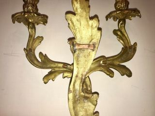 Louis XV Style Gilt Bronze Sconces 3