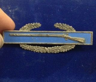 Sterling Silver Wwii Combat Rifle Infantry Badge 3 Inch