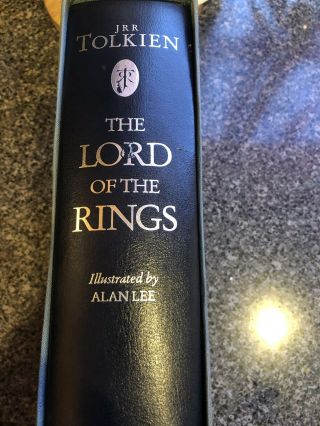 Lord Of The Rings Book Signed By Alan Lee