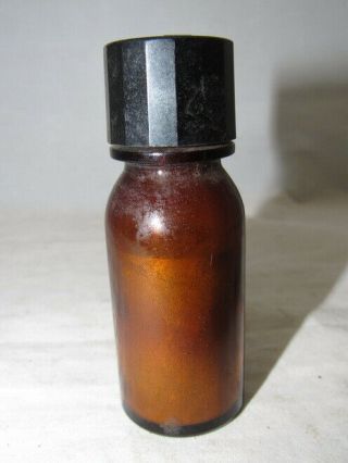 Vintage Merck Lab Chemical Element Liquid Metal14,  Ounces Bottle