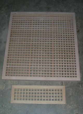 MADE TO YOUR SIZE LARGE WOOD FLOOR GRATE WALL REGISTER FLOOR VENT AIRFLOW 3