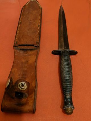 Vintage WW2 Fairbairn Sykes Dagger Fighting Knife England 2