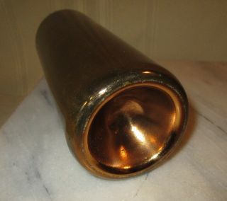 Vintage Copper Hot Water Bottle Carriage Warmer With Screw Top 3