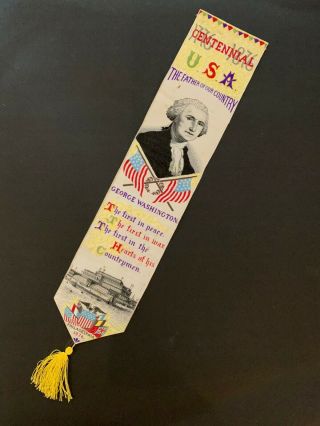 1876 Centennial George Washington Ribbon