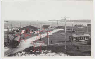 Trams At La Loop La Perouse Sydney Nsw Australia Old Photo Postcard Early 1900s
