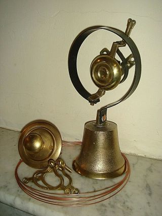 Victorian Door Bell,  Servants Bell.  Pull & Cranks,  Antique Bell. 3