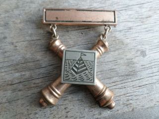 Pre Ww2 Us Army Coast Artillery Marksman Badge Medal 1920s 30s Earlier Wwii