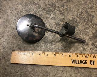 Vtg Oem Harley Knucklehead Panhead Long Stem Mirror Accessory With Clamp