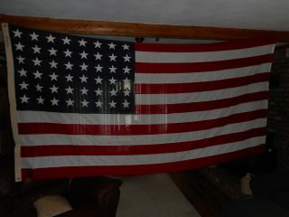 Old Vintage Huge 48 Star American Flag 5 