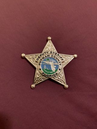 Putnam County Florida Sheriff Insignia Star Full Size