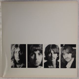 THE BEATLES: White Album US Capitol SEBX - 11841 Colored Vinyl WHITE 2 LP Complete 2