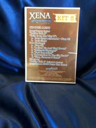 ULTRA RARE XENA LUCY LAWLESS & RENEE O ' CONNOR Fan Club Kit 8 DVD - 2