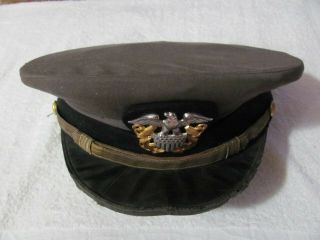 Vintage U.  S.  Navy Officers Hat.