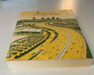 Vintage 1969 Dallas Texas Southwestern Bell Yellow Pages Karl Hoefle Phone Book 3
