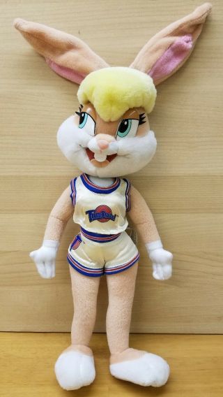 1996 Warner Bros Space Jam Lola Bunny 15” Stuffed Plush