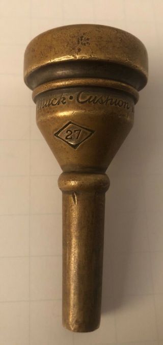 Vintage Rudy Muck Cushion Rim 27 Trombone Brass Mouthpiece