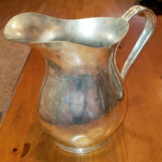 Us Navy Wwii Reed & Barton Silver Soldered Pitcher Usn