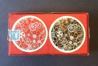 Vintage 1960’s Waddingtons Rondo Circular Playing Cards Dual (2) Decks - 3