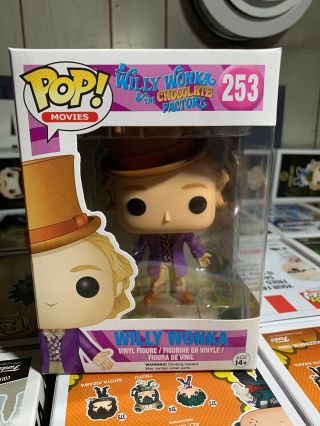 Funko Pop Movies: Willy Wonka And The Chocolate Factory 253 Never Opened