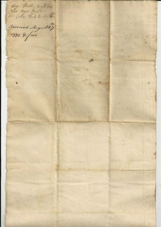 1772 Sunderland MA Handwritten Deed,  Fay/Hunt/Washburn/Hubard 2