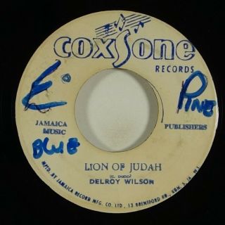 Delroy Wilson " Lion Of Judah " Reggae 45 Coxsone Mp3