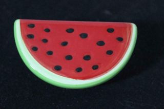 Nora Fleming Mini Watermelon Slice Summer Signed Initials - Sweet