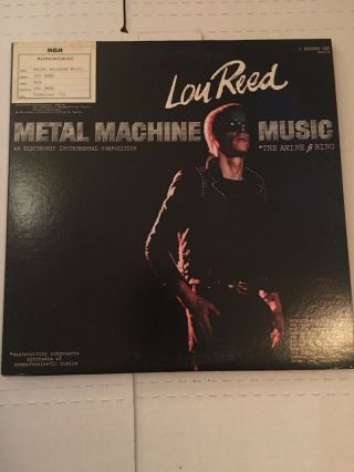 Lou Reed Metal Machine Music 2 X Lp Cpl2 - 1101 Vinyl Nm Velvet Underground