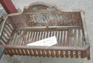 Antique Iron Coal Grate For Wood (c02)
