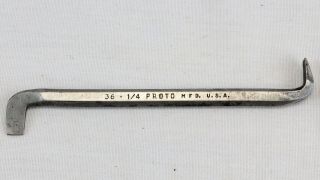 Vintage Proto 36,  1/4 " Offset Flat Head Screwdriver