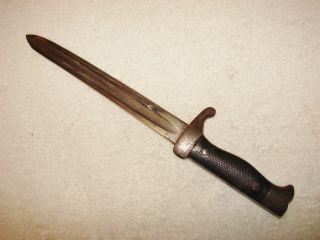 French Bayonet Cut Down Into A Fighting Knife