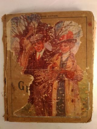 Antique Advertising Lithograph & Newspaper Clippings Scrapbook - Fun History