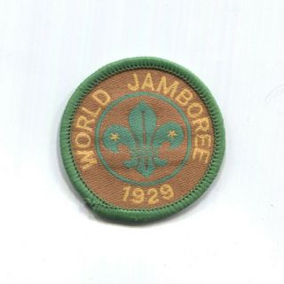 World Jamboree 1929 Woven Patch - 3rd Wj - England