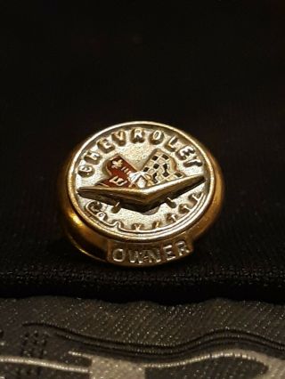 Vintage Corvette Owners Pin 1/5th 10K gold fill ca.  1956 - 67 2