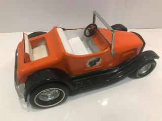 1960s Vintage Nylint Toys Rockford Ill Model T Roadster Hot Rod Metal Toy Car