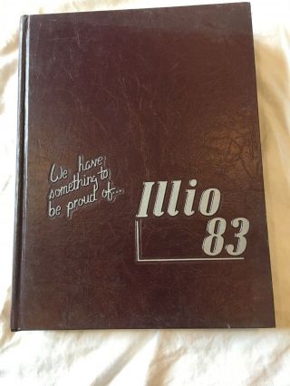 1983 University Of Illinois Champaign Urbana Yearbook Year Book Illini Illio