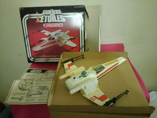Rare 1977 Kenner Star Wars X - Wing Fighter.  French Version Canadian Vintage