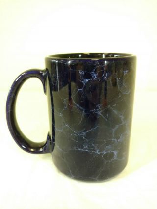 Merrill Lynch Blue Coffee Mug Cup Marbled Look 3