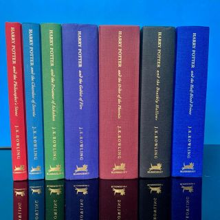 Harry Potter Deluxe Edition Set Complete Hardback Books J K Rowling Unread