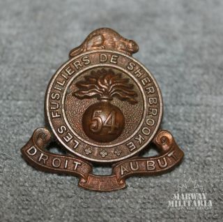 Les Fusiliers De Sherbrooke Collar Badge Officers? (inv20403)