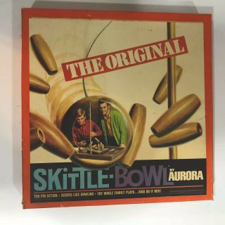 Vintage Skittle - Bowl Game By Aurora Plastics